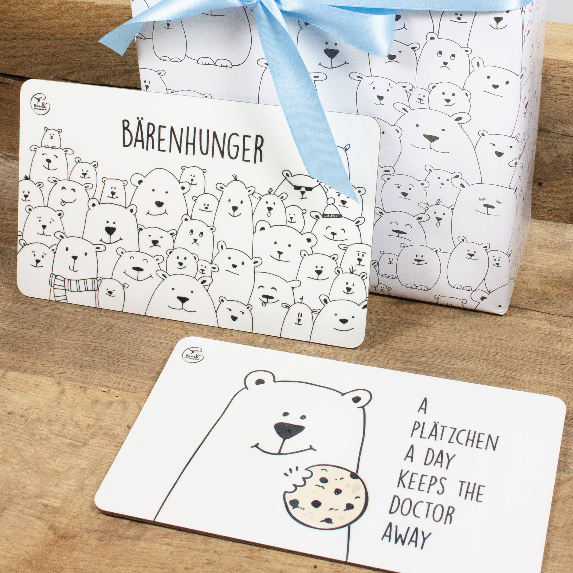 Bow & Hummingbird – Großhandel Platzdeckchen – Frühstücksbrettchen - A Plätzchen a day2