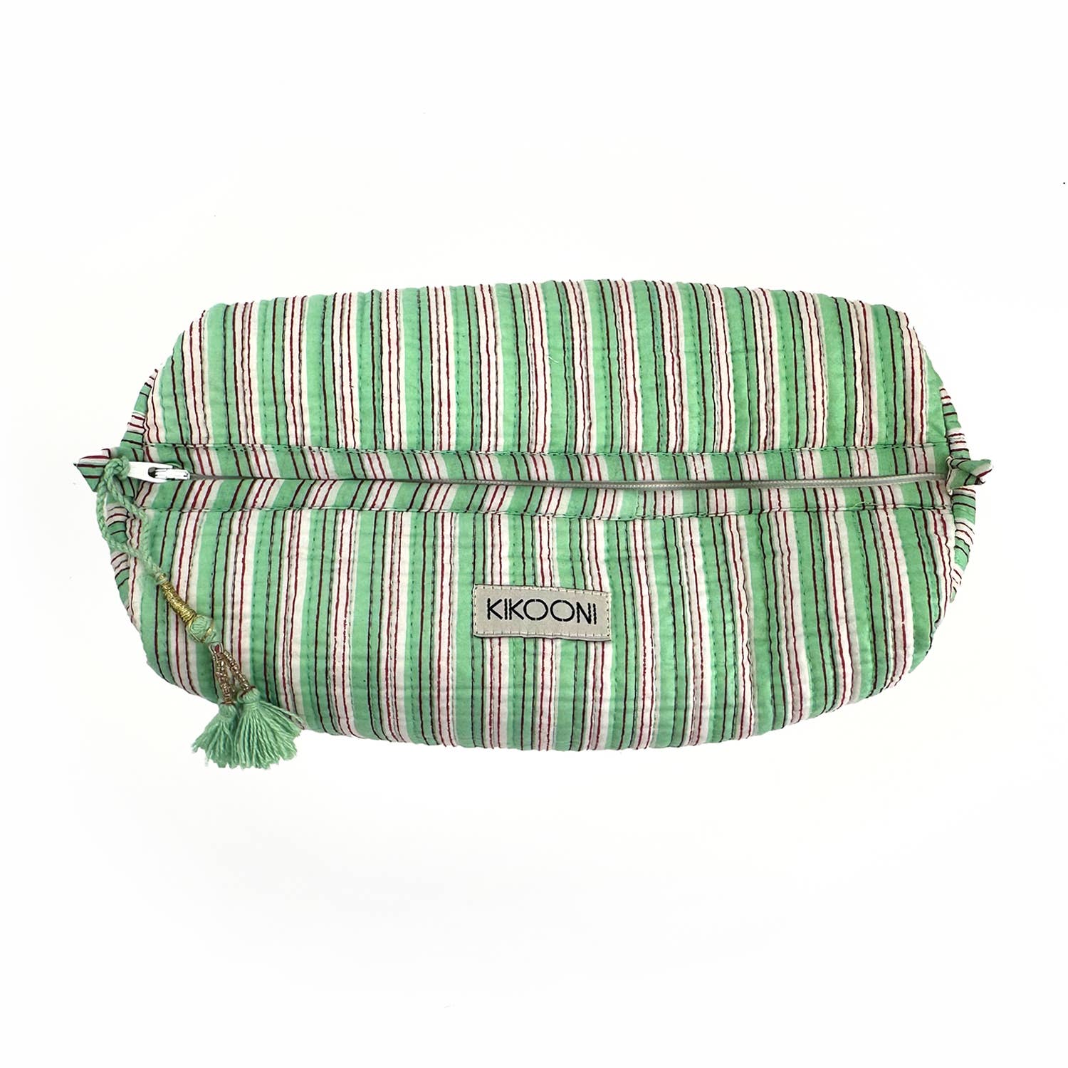 kikooni – bolsa de maquilhagem e cosméticos por atacado – Necessaire artesanal 'Stripes'19