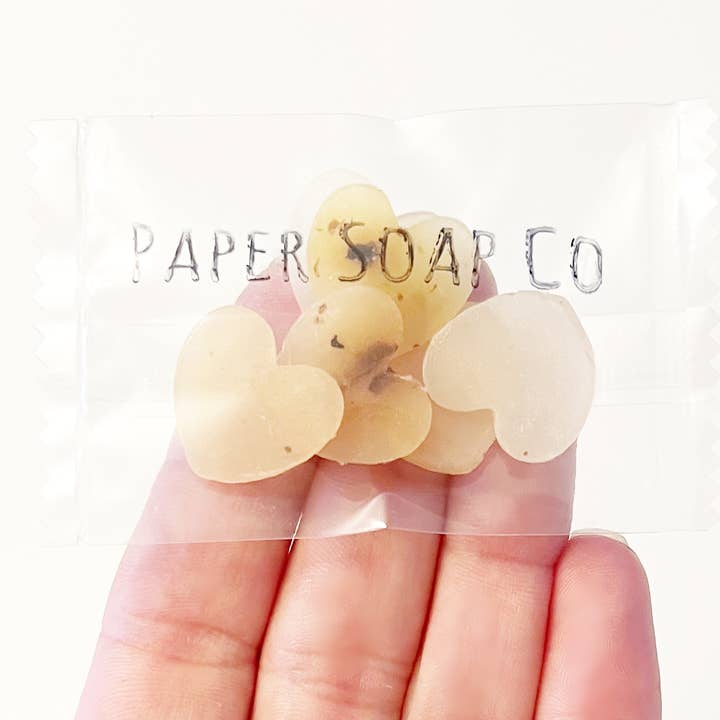 Heart - Mini Individual Soap for wholesale by Paper Soap Co