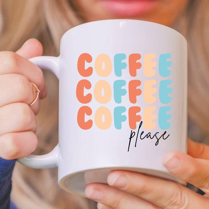 Kaffe Vänligen mugg för wholesale av Nikkolee Collection