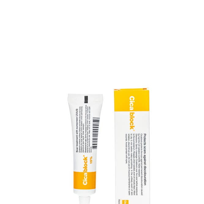 Cicamed - Vendita all'ingrosso Creme solari - Protezione solare Cicablock Scar SPF 15 Protezione UVA/B1