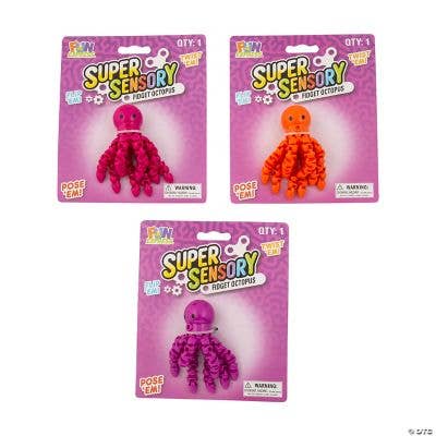 ARTICULATED OCTOPUS FIDGET for wholesale by Fun Express