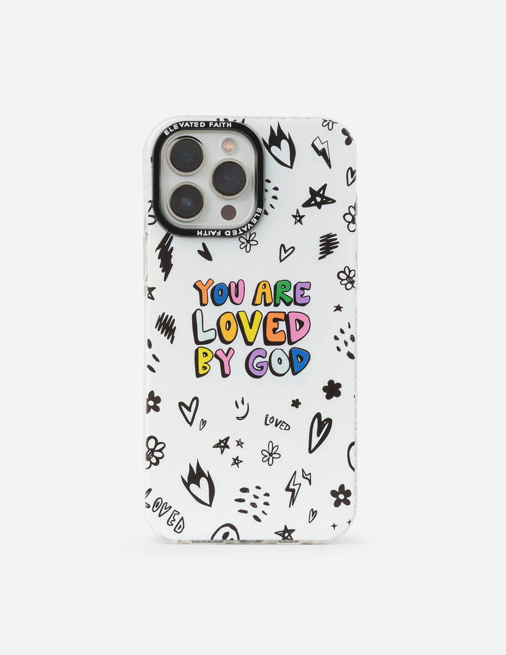 Wholesale White You Are Loved By God Phone Case for your store - Faire