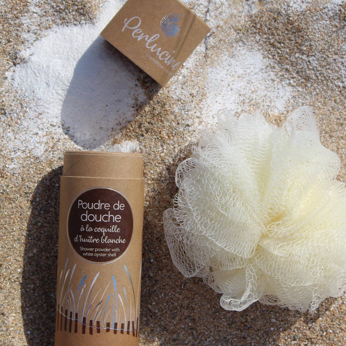 PERLUCINE - Venta al por mayor Gel de ducha/baño - Polvo de ducha con concha de ostra blanca1