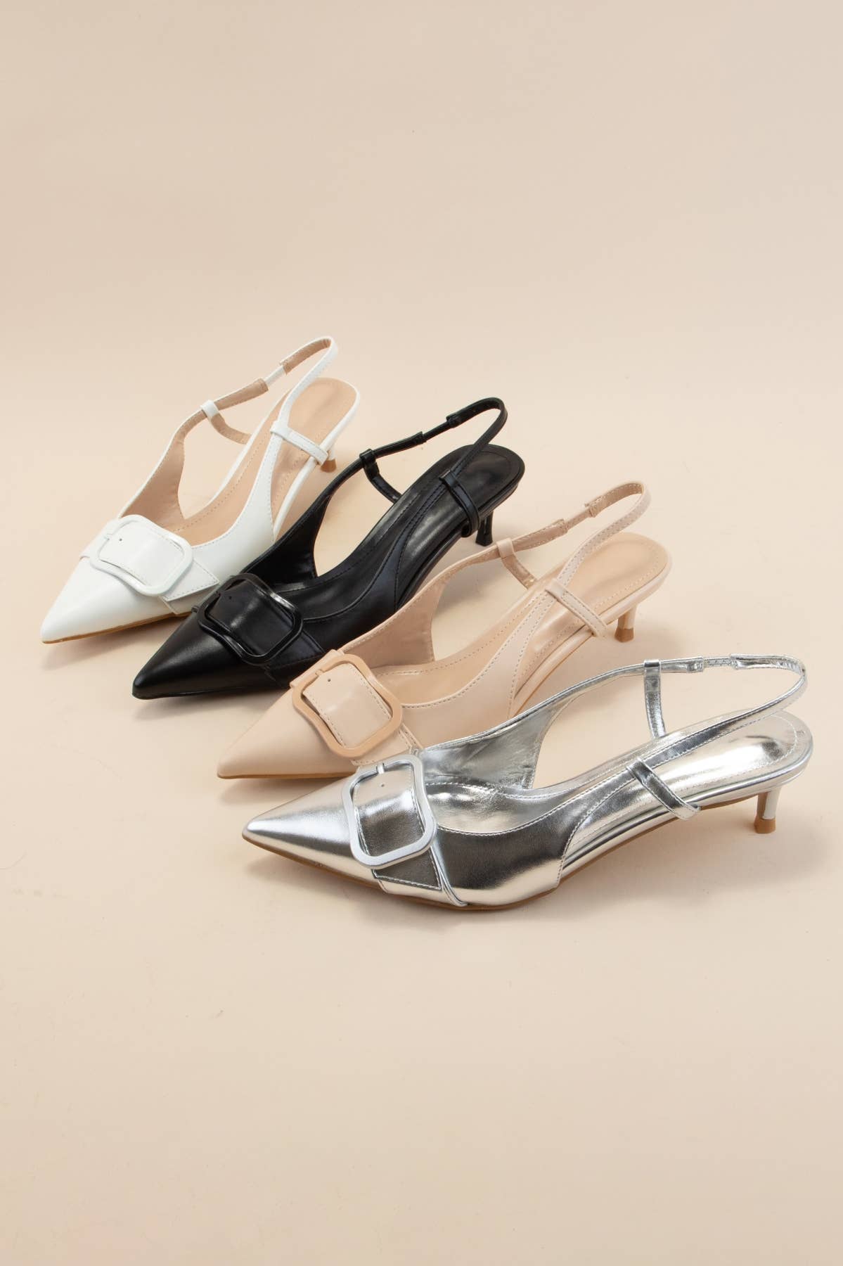 CCOCCI – wholesale Låga klackar – Dam – ORDER-32 RYGGREM MED SPETSIG TÅ KATTUNGSHÄL1