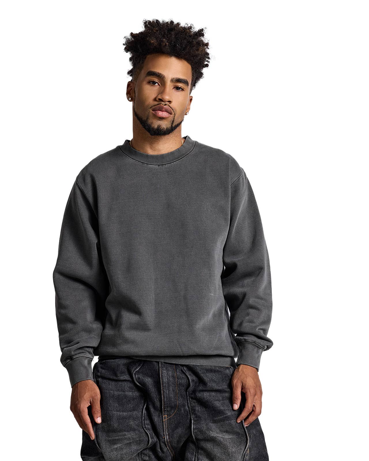 Smart Blanks – wholesale Hoodie – Men's – 8003 - Adult Premium 12oz. Crew Sweatshirt6