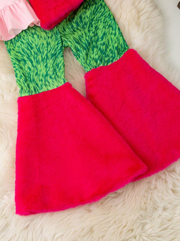 Kids Charm Online - Wholesale Top & Pant Set - Kids - 🎟️That's it. I'm not going" girls lt. pink tunic with faux 2