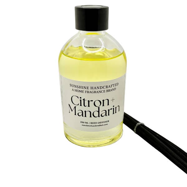 Citron + Mandarin Reed Diffusers - 200 ml for wholesale by Sunshine Handcrafted