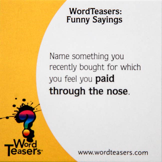 WordTeasers - Wholesale Card Game - Funny Sayings3