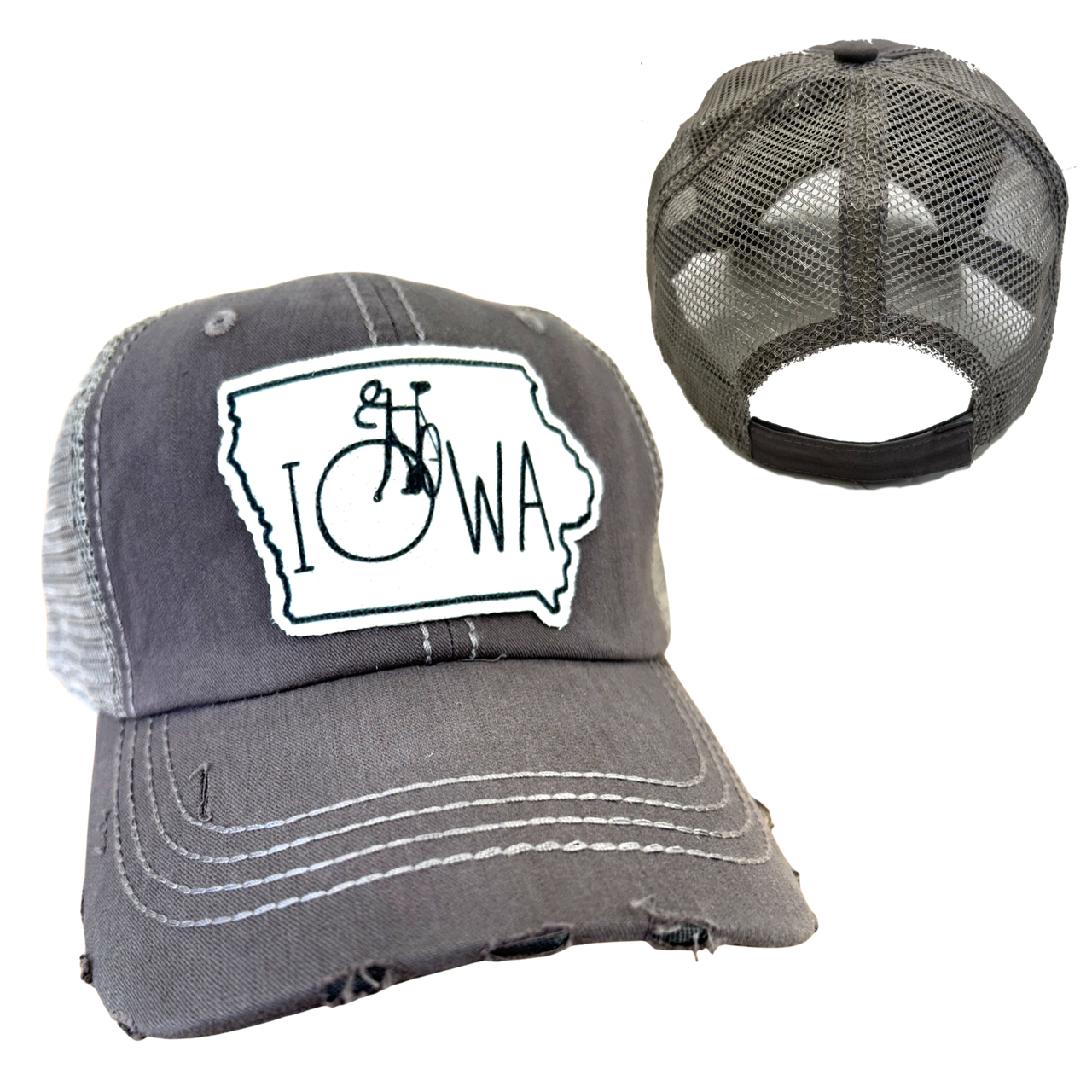 dkhandmade - Vente Casquette de camionneur – femme - CHAPEAU DE VÉLO IOWA7