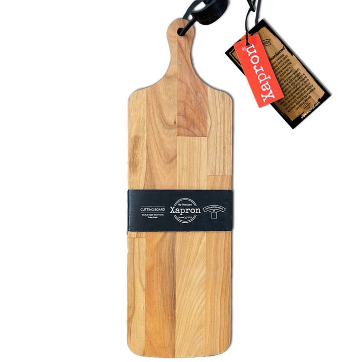 Xapron wooden board with paddle handle for wholesale by Norpax BV
