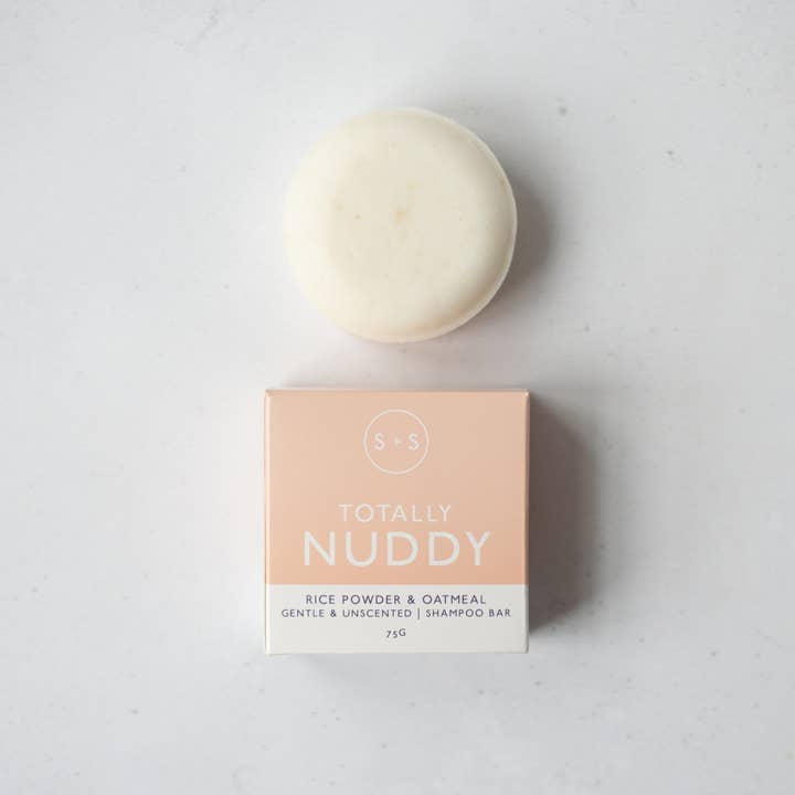 Salt + Steam - Wholesale Shampoo Puck/Solid Shampoo - Totally Nuddy - Unscented Shampoo Bar 75g