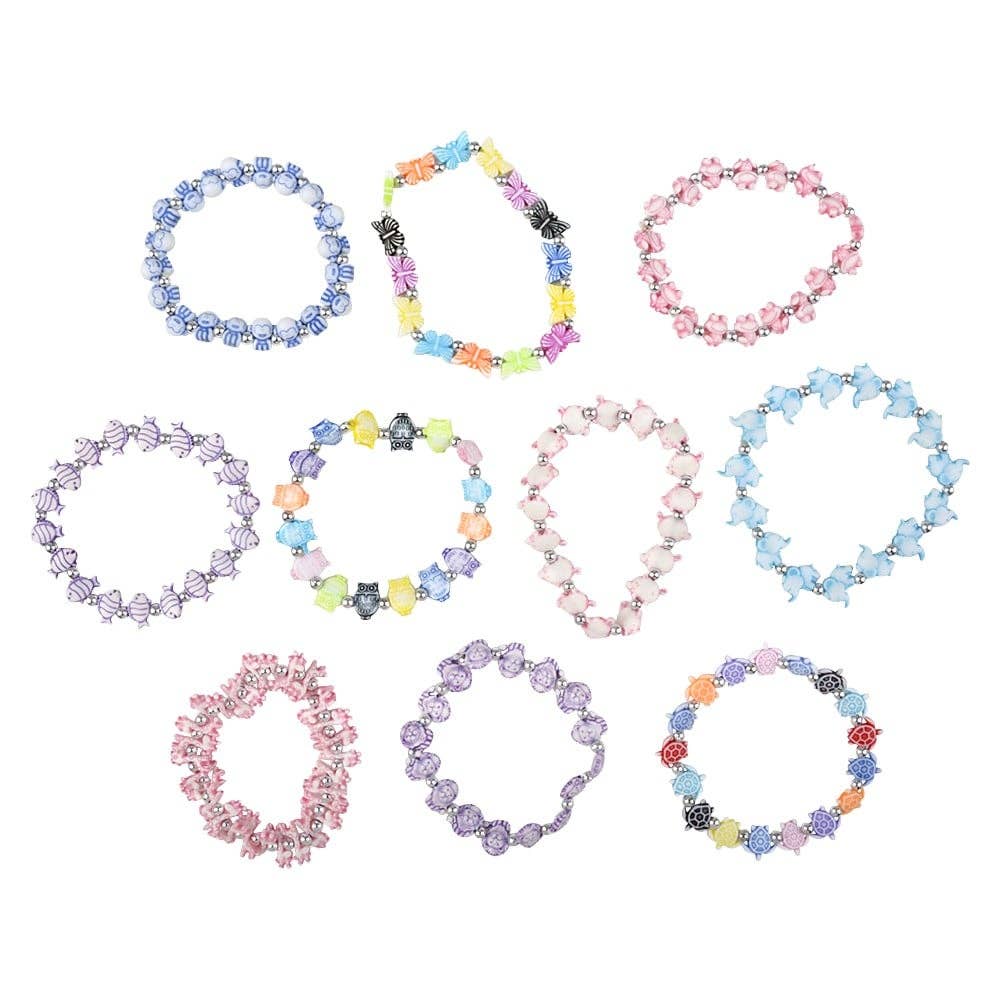 La Luna Bella - Toys - Wholesale Beaded Bracelet - Kids - ANIMAL STRETCH BRACELETS (72PC/UN) - LLB Toys10