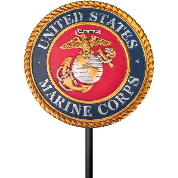 Marines Garden Stake for wholesale by Spoontiques, Inc
