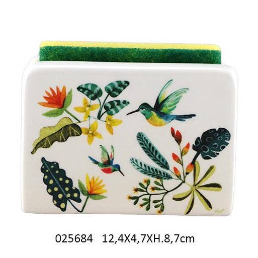 Porte Eponge + Eponge 'Coly' 12.4 X 4.7 X H.8.7 cm pour la vente par Faye