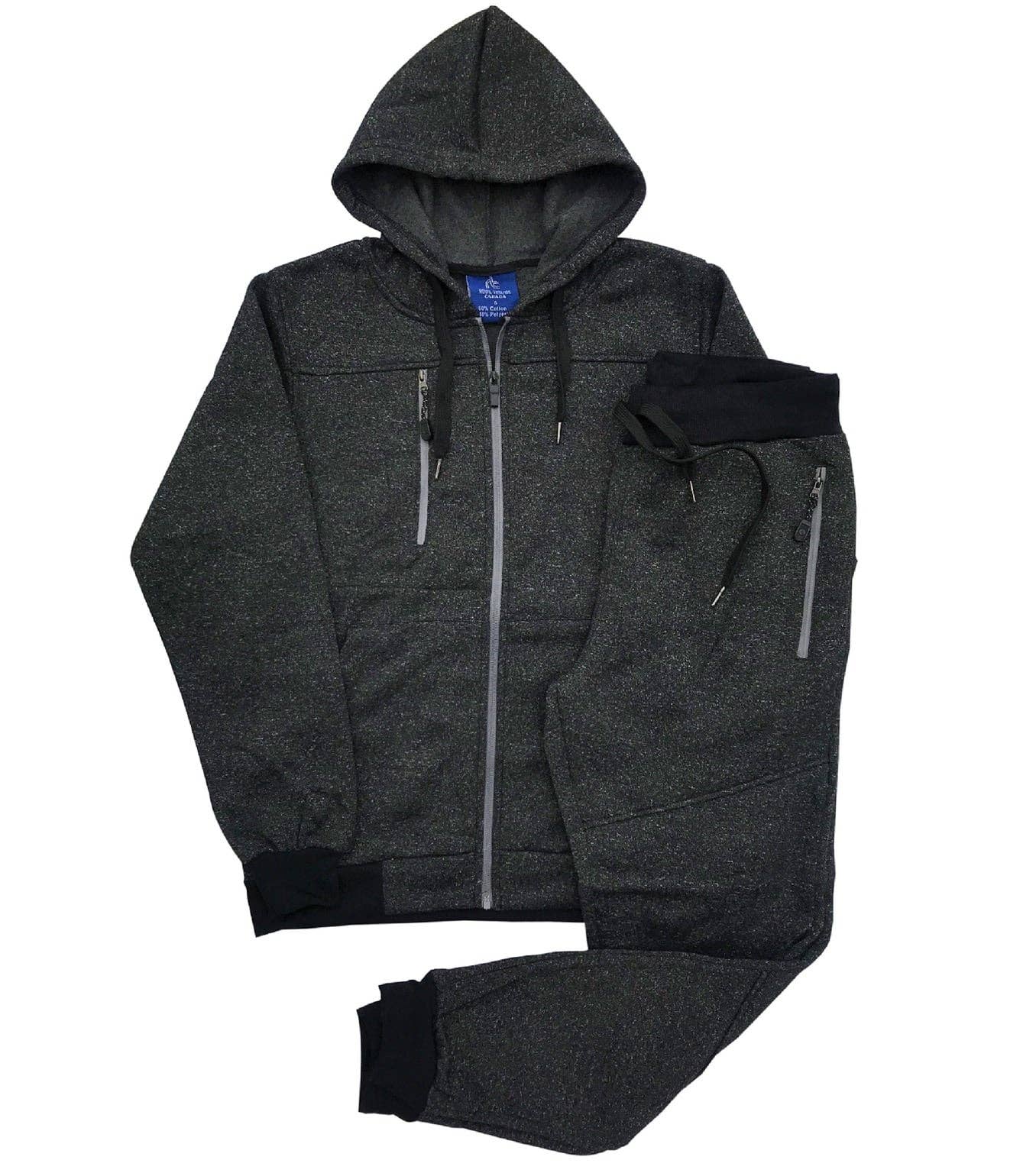 Royal Threads – Engroshandel Træningsdragt – til mænd – Mænds 2-delt Jogger stil Fleece Sweatsuit6