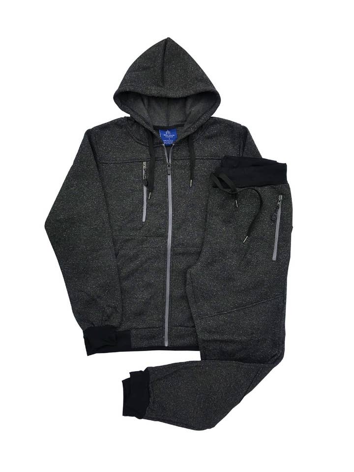 Royal Threads – wholesale Tracksuit – Men′s – Men's 2-Piece Jogger Style Fleece Sweatsuit7