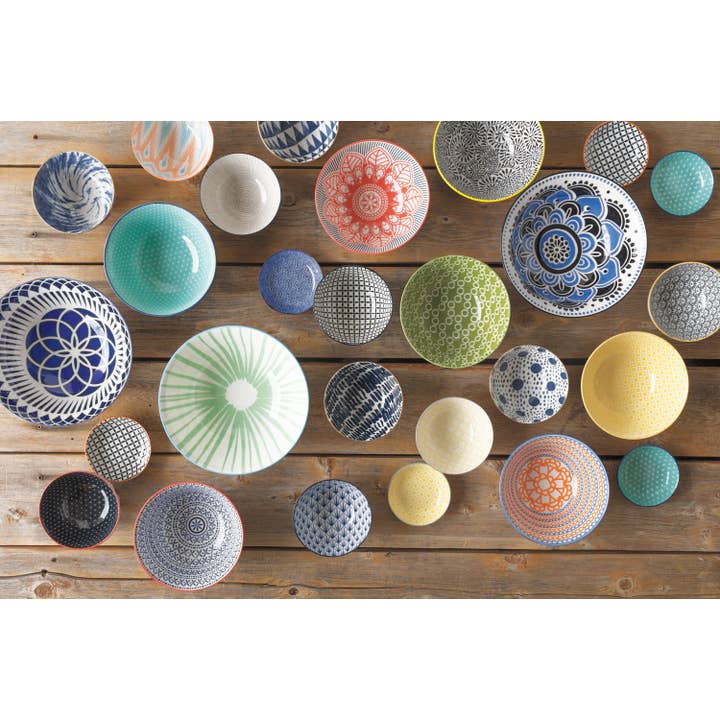 Now Designs by Danica - Wholesale Bowl - Dotted Scallop Stamped Bowl 4 inch