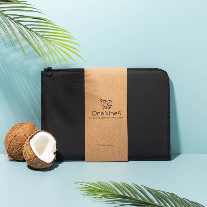 OneNine5 - Wholesale Laptop/Tablet Case - Unisex - Eco-Conscious 13" Laptop Sleeve, Miho Black2