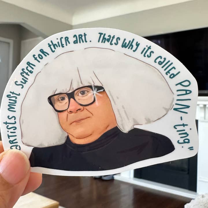 Cocollama Design - Wholesale Sticker - Frank Reynolds Artist Sticker - Its Always Sunny Vinyl decal