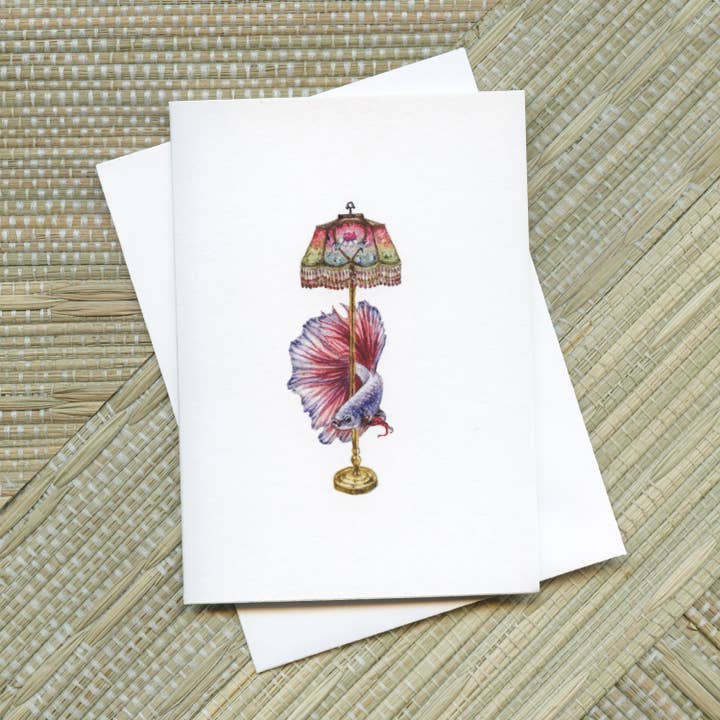 „Lepidolite” wenskaart voor wholesale door Paintings For Hummingbirds