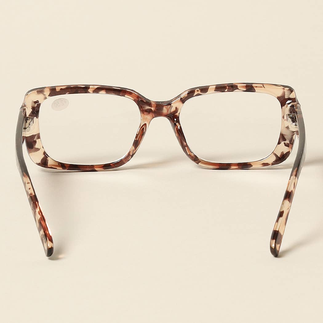 12 VERSCHILLENDE KLEUREN Leesbril met rechthoekig frame voor dames voor groothandel op Faire9