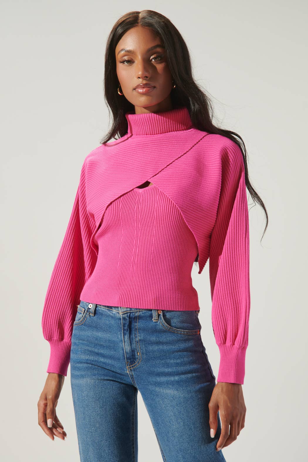 Sugarlips - Wholesale Pullover-trui - Dames - Yoli Joint Coltrui met schouderophalen