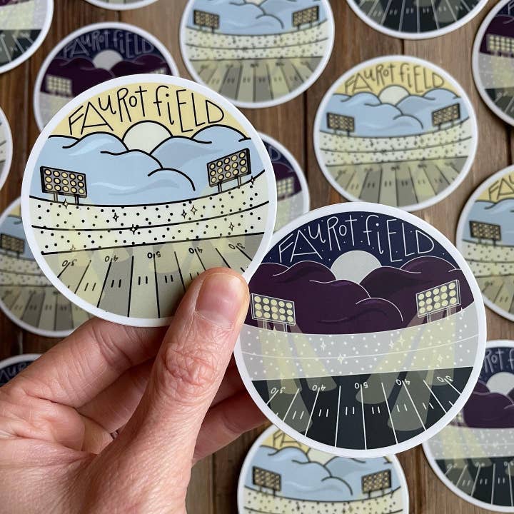Columbia, Missouri / Faurot Field Vinyl Sticker for wholesale by DoodleStation