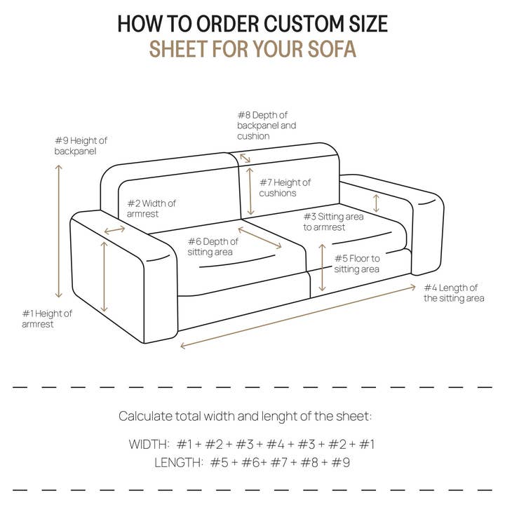 MagicLinen (We handle U.S. import procedures for you) - Wholesale Chair/Sofa Slipcover - Linen couch cover in Cinnamon gingham2