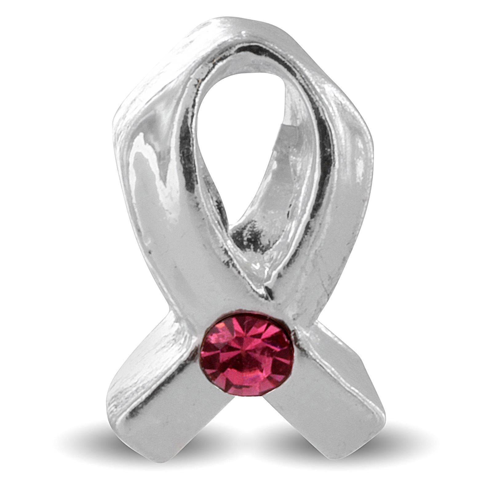 West Coast Jewelry - Wholesale Individual Charm/Pendant - Breast Cancer Awareness Ribbon Bead Charm0