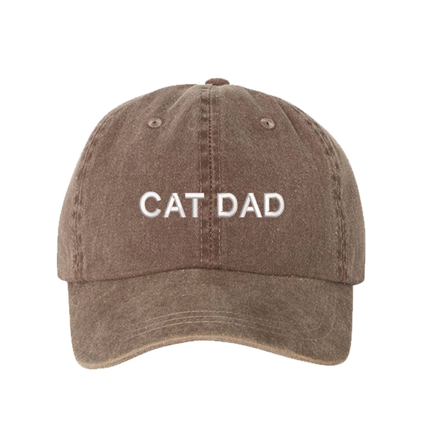 DSY Lifestyle - Wholesale Baseball Cap - Men's - Cat Dad Washed Unisex Baseball Hat2