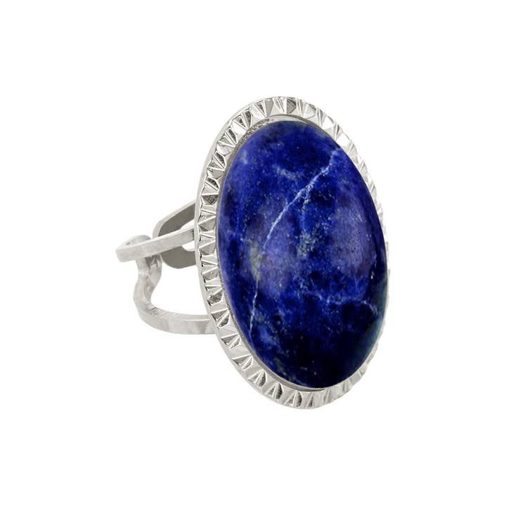 Lovelyday bijoux - Wholesale Cocktail/Statement Ring - Madame and Pierre ring — Made in France — Silver