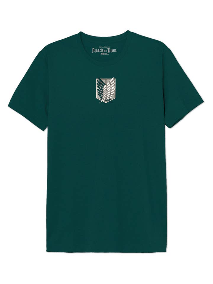 Green Attack on Titan Special Brigades T-shirt for wholesale on Faire1