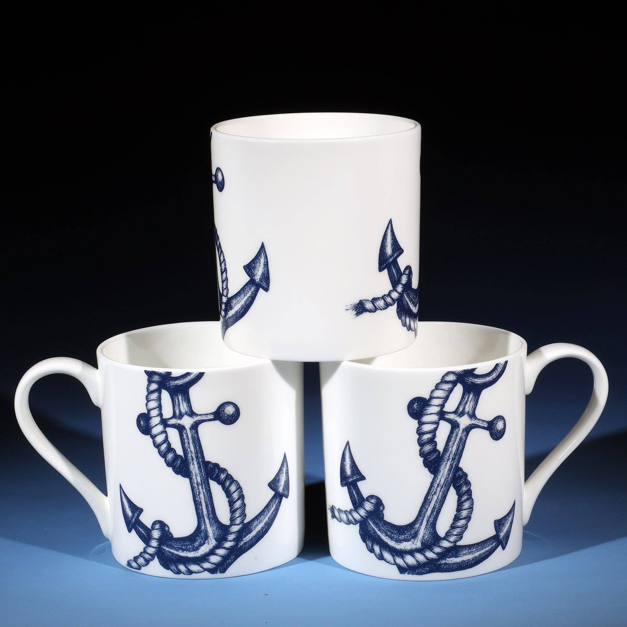Cream Cornwall - Wholesale Coffee Mug - Bone China Anchor Mug5