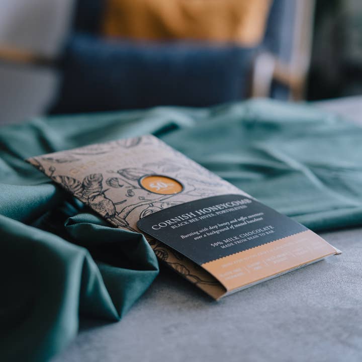 Chocolarder – Großhandel Schokoriegel – Cornish Honigwabe 50% Milchschokolade Tafel2