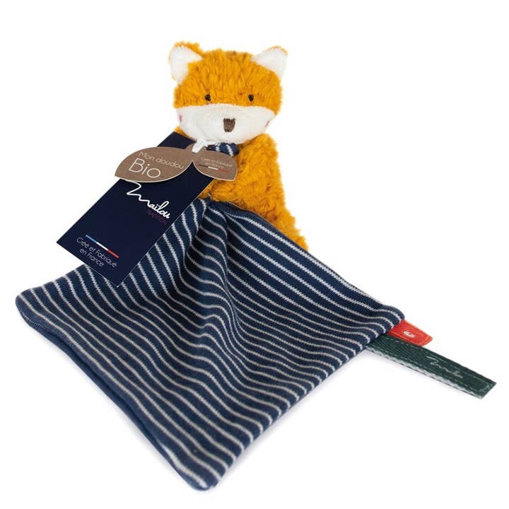 Plush de algodão orgânico com brinquedo cuddly - 15 cm por atacado de MAÏLOU TRADITION