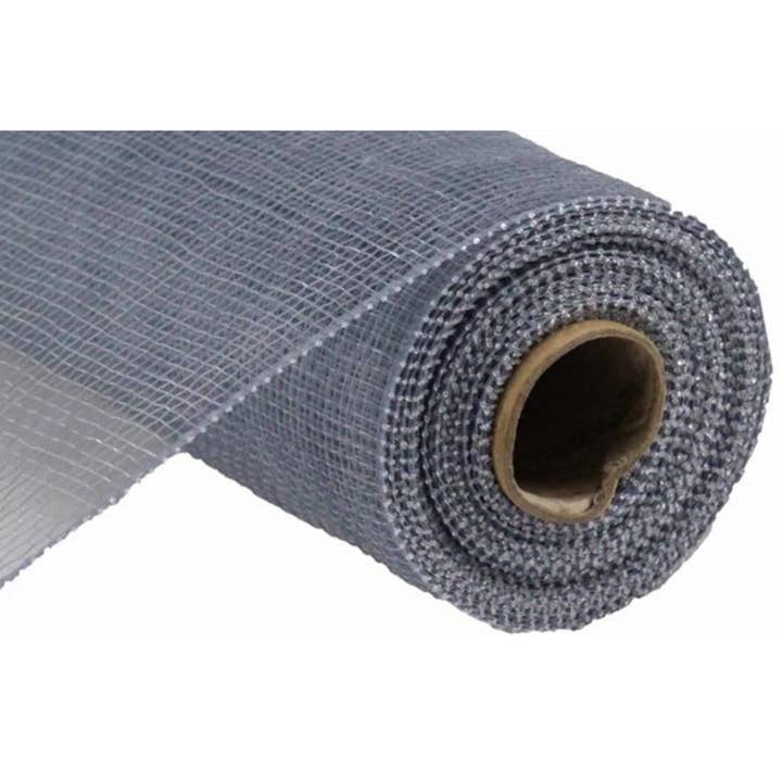 10" Grey Deco Poly Mesh RE130210 for wholesale by Trendy tree