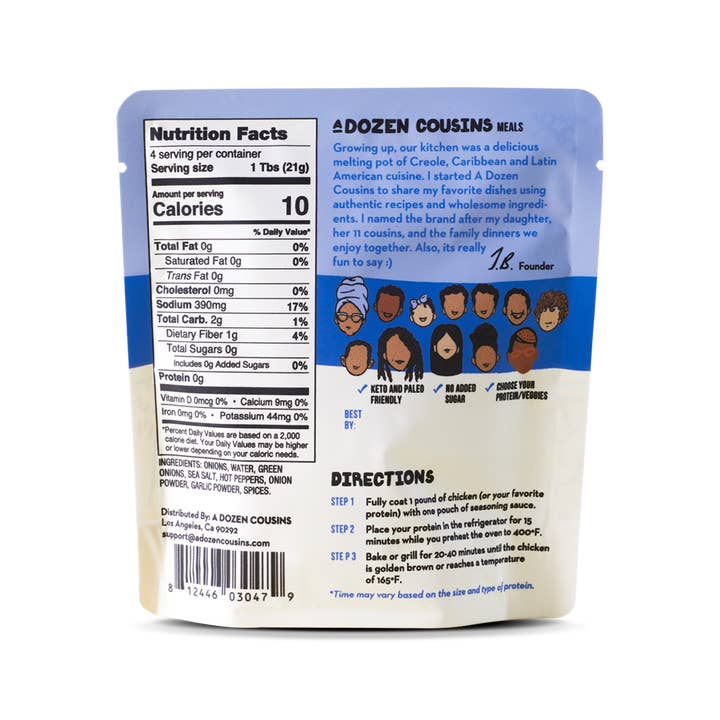 A Dozen Cousins - Wholesale Dried Spice Mix - 3 oz Jamaican Jerk Seasoning Sauce1