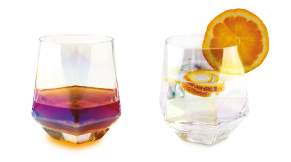 MAGS - Vendita all'ingrosso Bicchieri da cocktail/superalcolici - set di 2 bicchieri con diamanti0