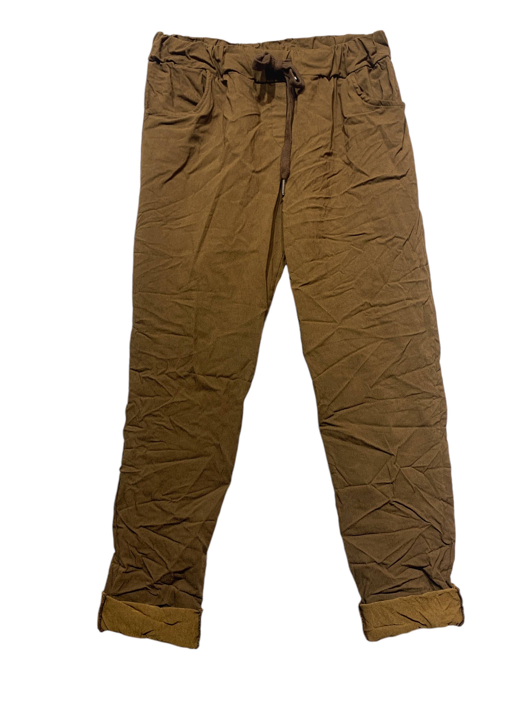 LINEN & COTTON HOUSE – wholesale Pants – Women's – 77312 WRINKLED PANTS WITH LARGE POCKETS48