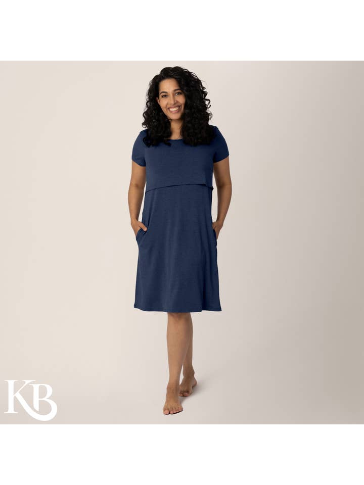 Kindred Bravely - Wholesale Dress - Maternity - Eleanora Bamboo Maternity & Nursing Dress9