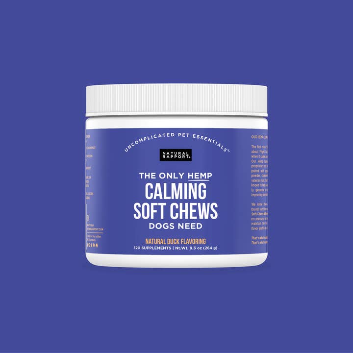 Natural Rapport - Wholesale Pet Supplement - Dog - The Only Hemp Calming Soft Chews Dogs Need