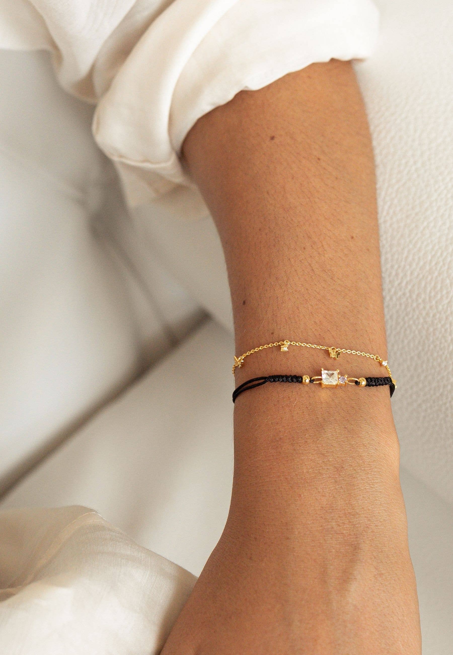 Aran Jewels - Wholesale Charm/Dangle Bracelet - FIVE BUTTERFLIES gold bracelet1