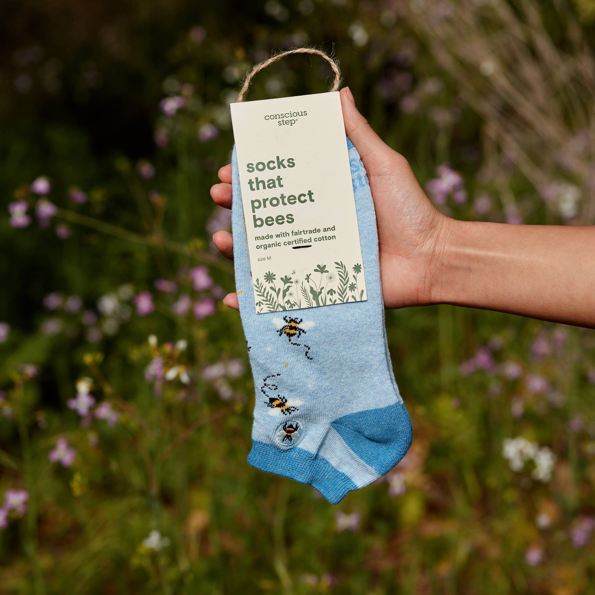 Conscious Step - Wholesale Socks - Unisex - Ankle Socks that Protect Bees2