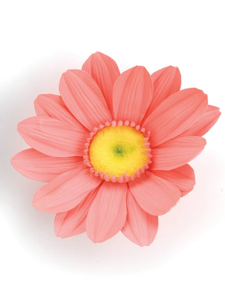 GERBERA PERZIK 22" D WAND voor wholesale door Studio Specialties