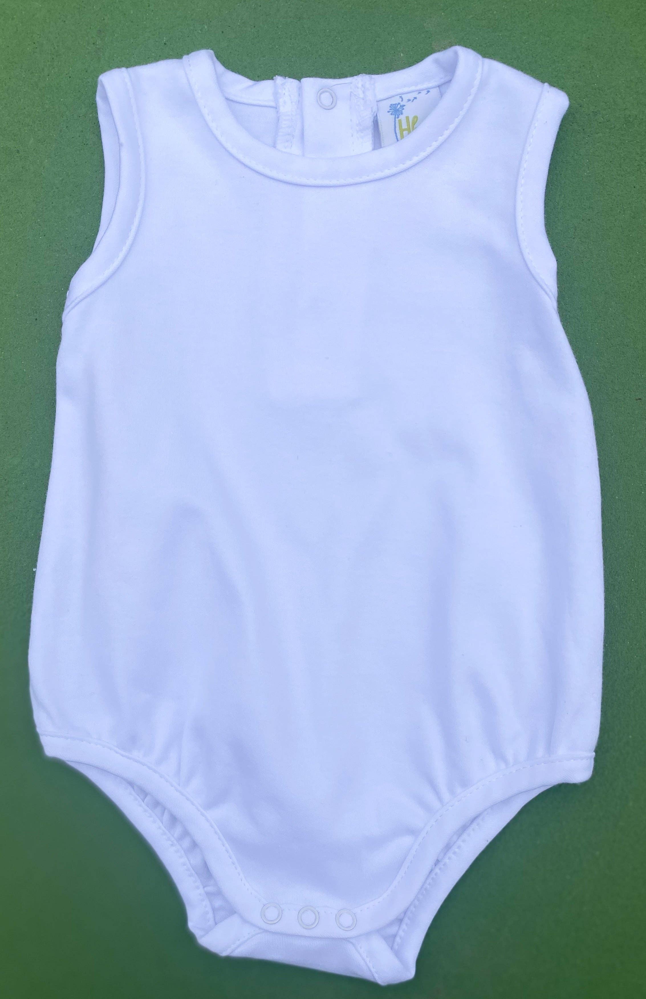 Huckleberry Hill Kids - Wholesale Bodysuit (Non-Footed) - Baby - Luxe White Bubble1