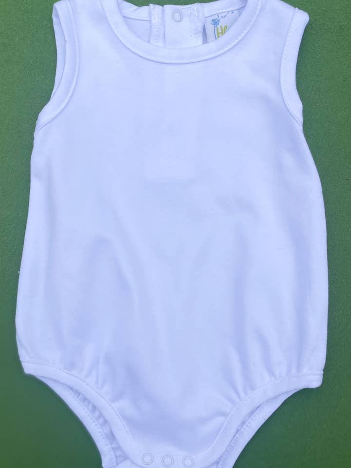 Huckleberry Hill Kids - Wholesale Bodysuit (Non-Footed) - Baby - Luxe White Bubble1