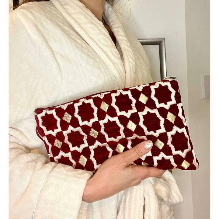 Moroccan Natural bazaar - Wholesale Makeup/Cosmetic Bag - Moroccan Ziliji Make Up bag, Cosmetic bag, Travel Toiletry2