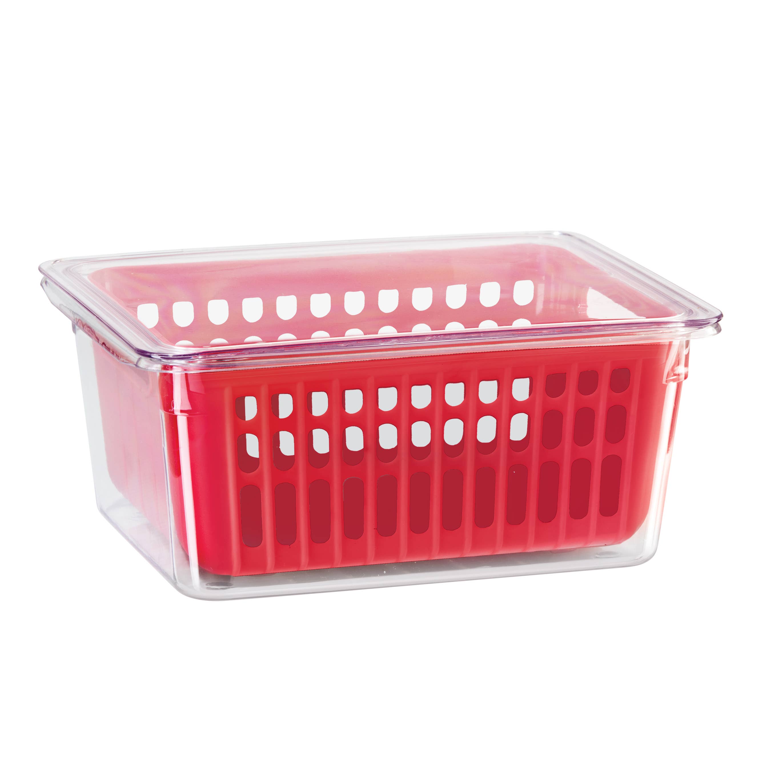 Oggi - Wholesale Food Storage Container - Berry Bin - Single (8.75" x 6.75" x 3.75")0