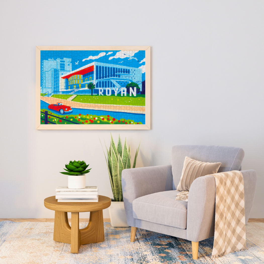 Aparté – wholesale Pussel - Vuxen – 1000-bitars pussel: Royan med konventcentret1